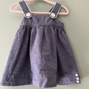 Jacadi Paris dress with white buttons size 12 months